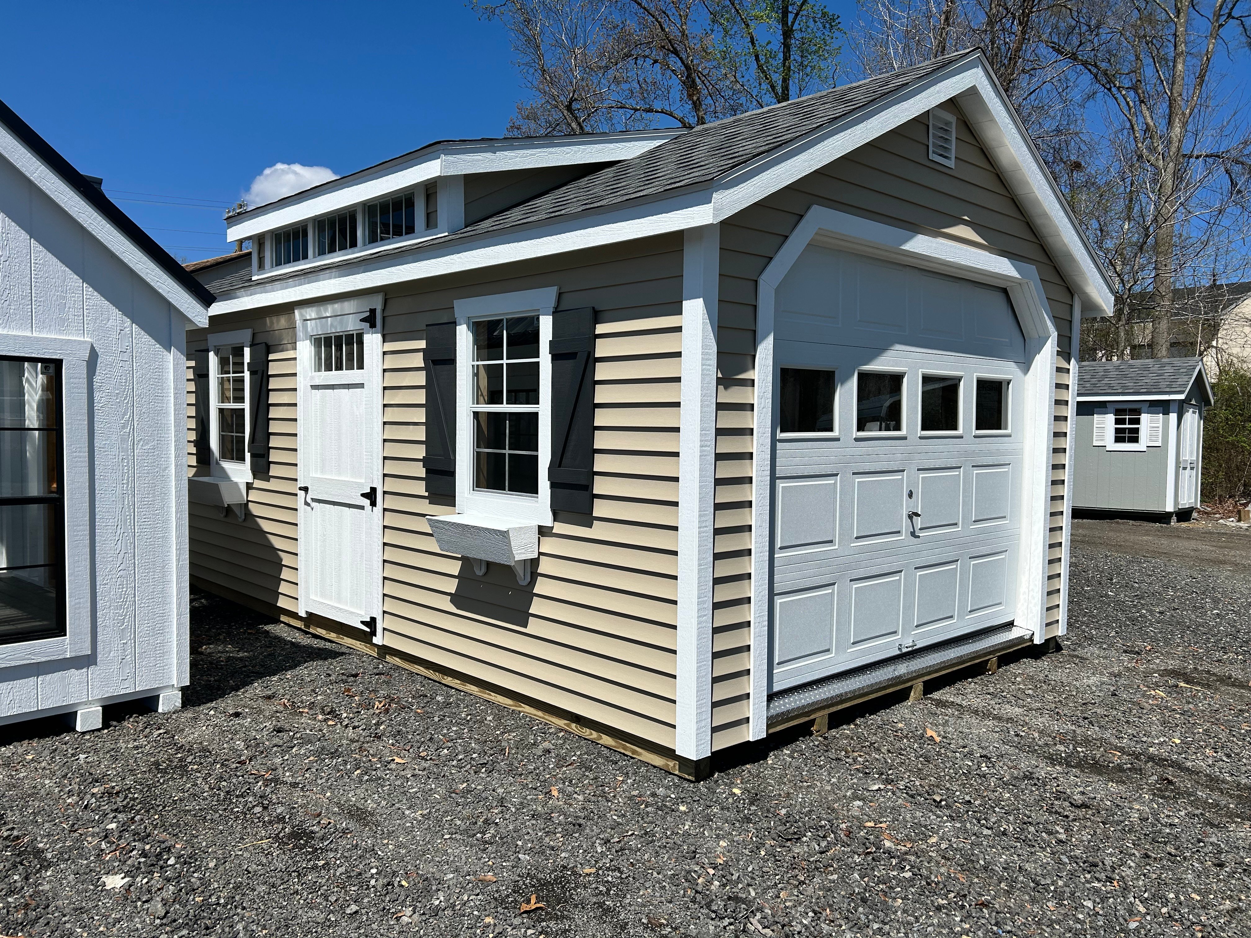 P13097 - 12x20 Colonial A-Frame w/Garage Door