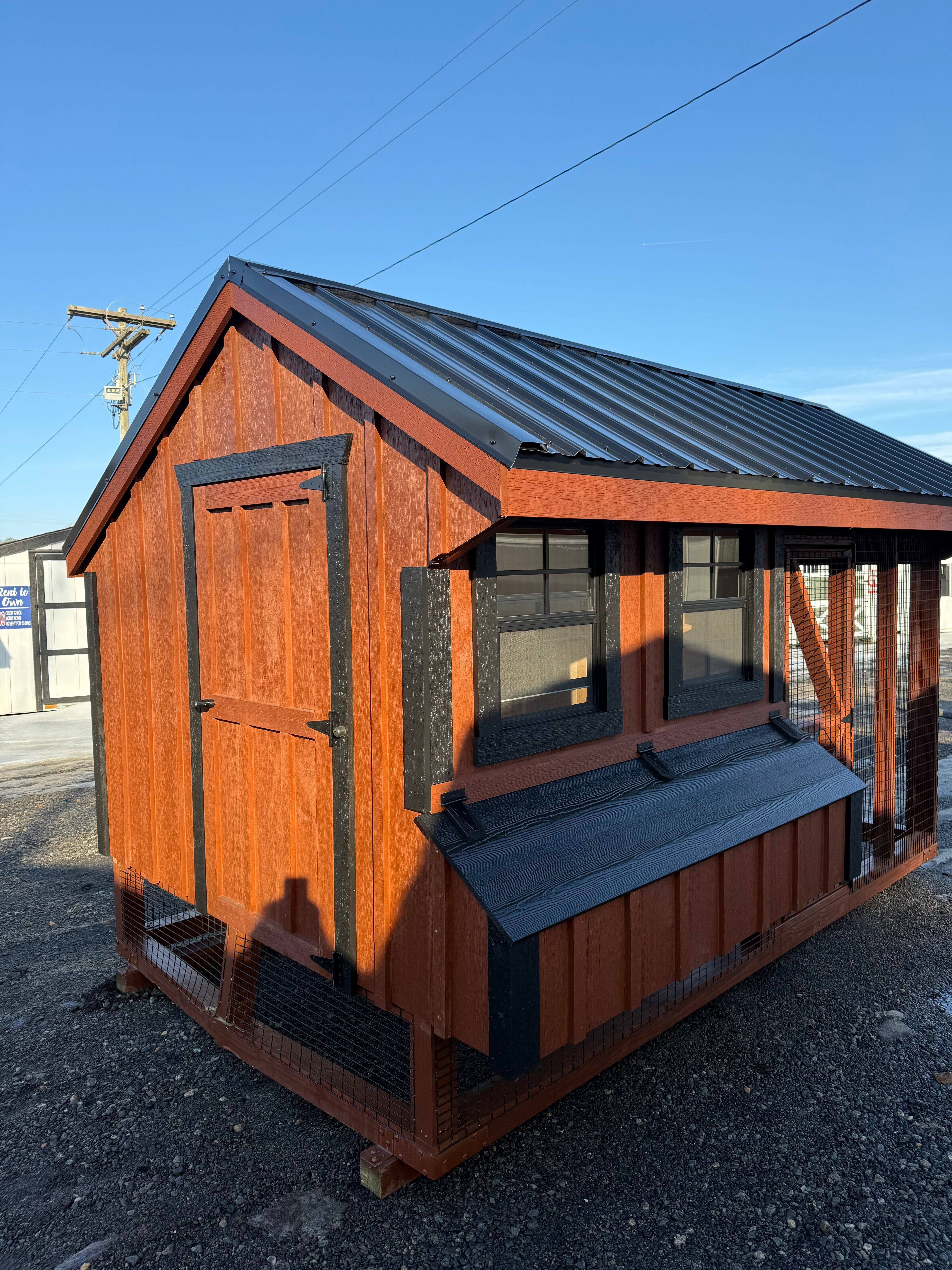 P13149 7x12 Quaker Combo Coop