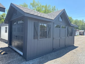 P13200 - 12x20 Victorian A-Frame w/Garage