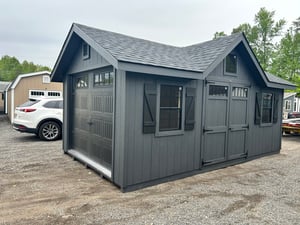 P13204 - 12x20 Victorian A-Frame w/Garage