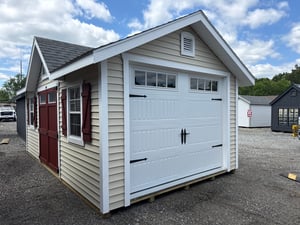 P13288 - 12x20 Victorian A-Frame w/Overhead Door
