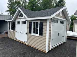 P13315 - 12x20 Victorian A-Frame w/Garage