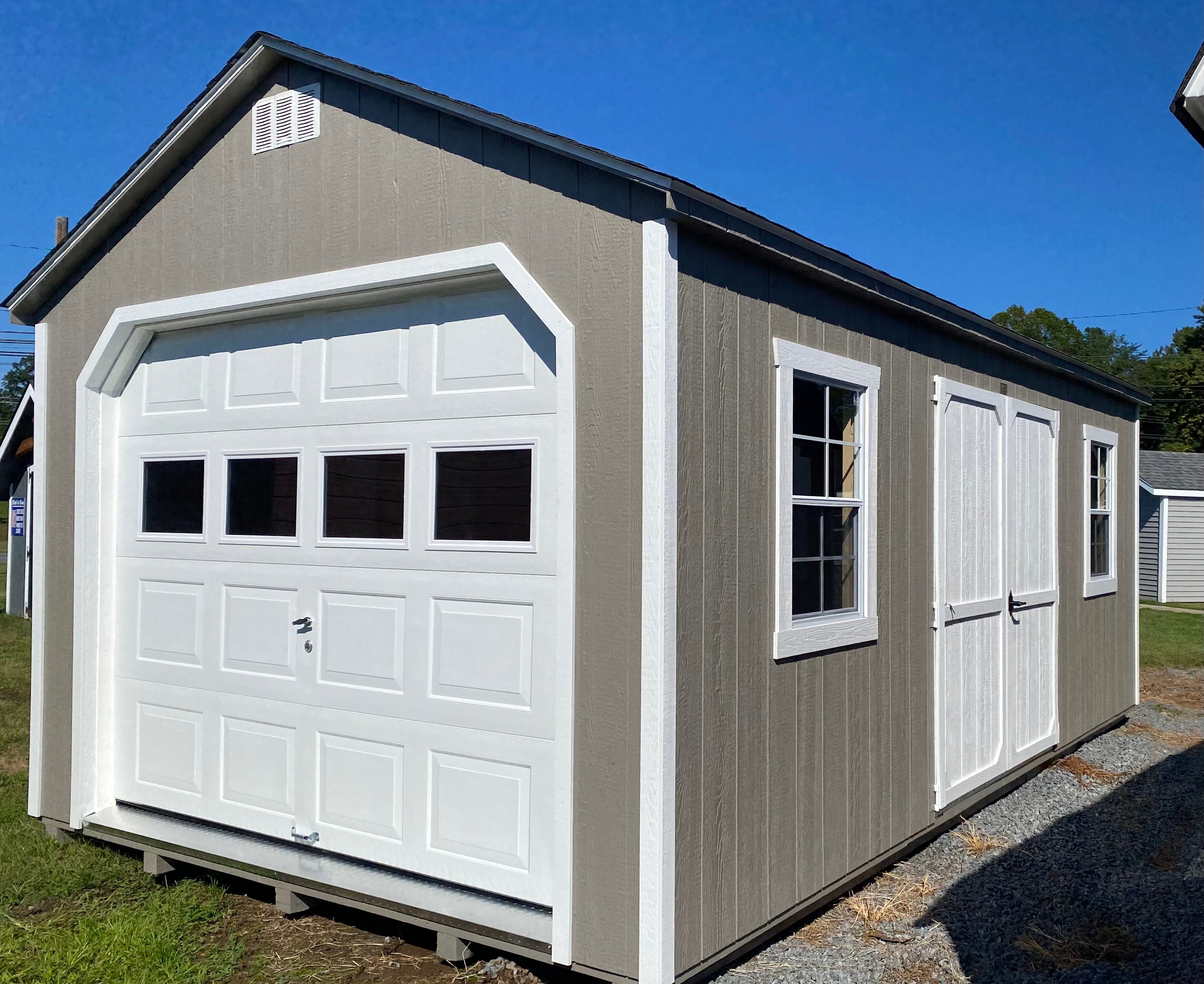 P13387 - 12x20 Hi A-Frame w/ Overhead Door