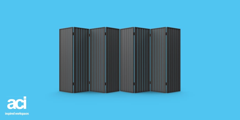 Accordian walls folding wall partition