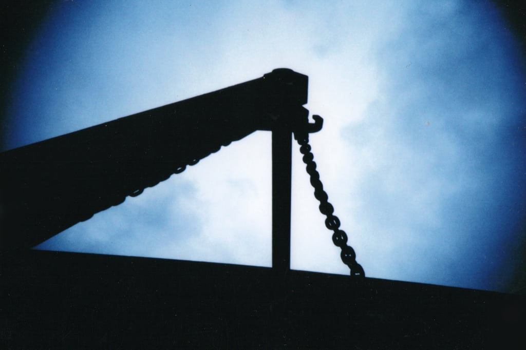 Heavy load on a crane