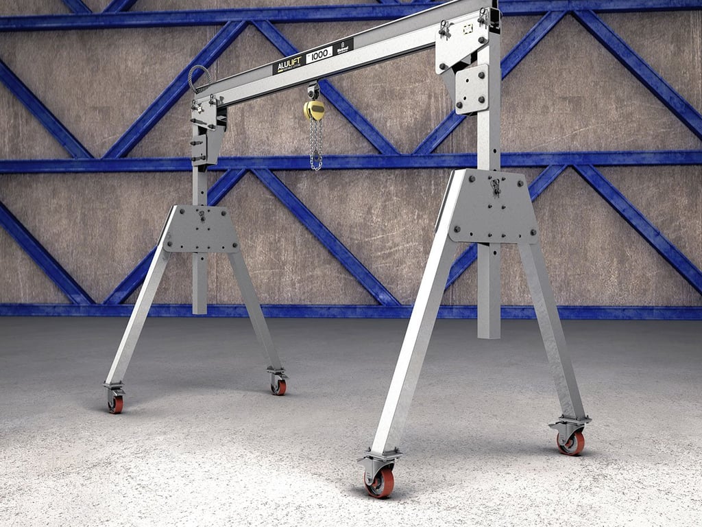 portable gantry crane metreel