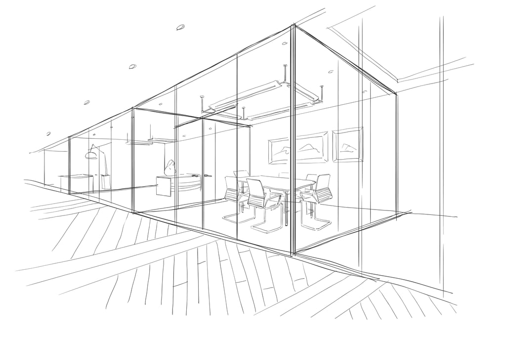 Office sketch from aci
