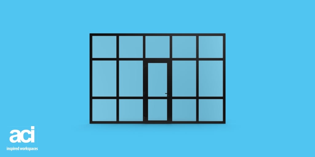 Floor-to-ceiling partitions for office