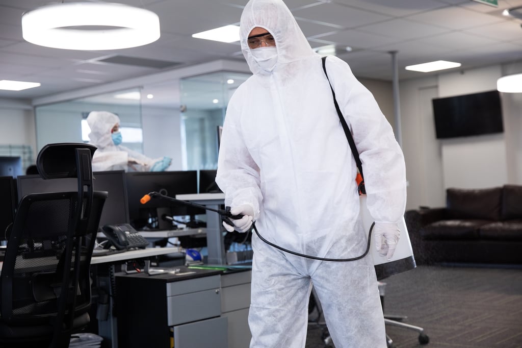 Hazmat suit office
