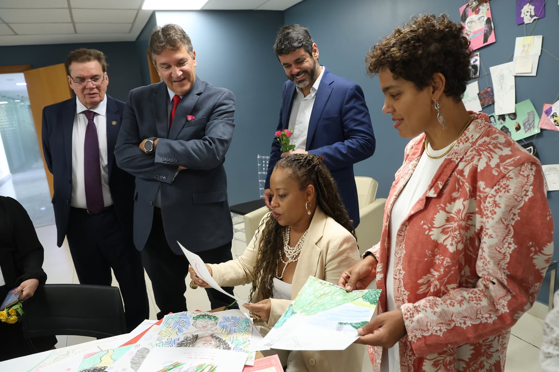 Imagem do lançamento do relatório no CNJ