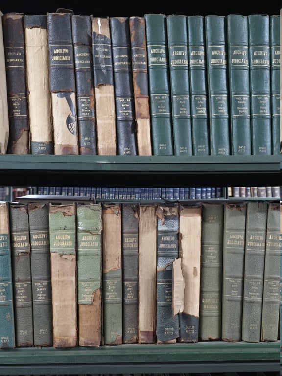 Estante com diversos livros de pesquisa acadêmica sobre história e cultura negra no Brasil