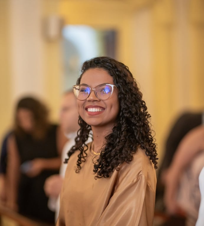 Foto de Maria Júlia Santos, Pesquisadora - Direito