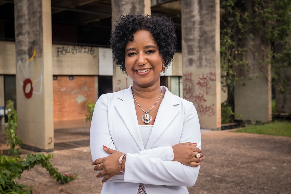 Fotografia de Ana Flávia Magalhães, coordenadora da pesquisa