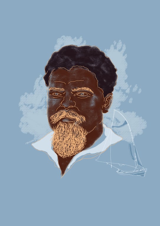 Retrato de Francisco, o “Dragão do Mar”, personagem histórico da resistência brasileira