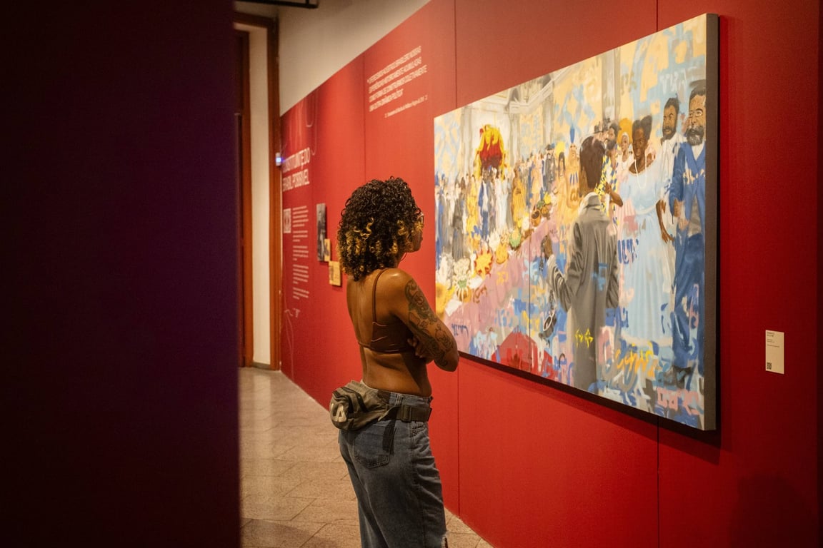 Obra de arte da exposição Linha de Cor