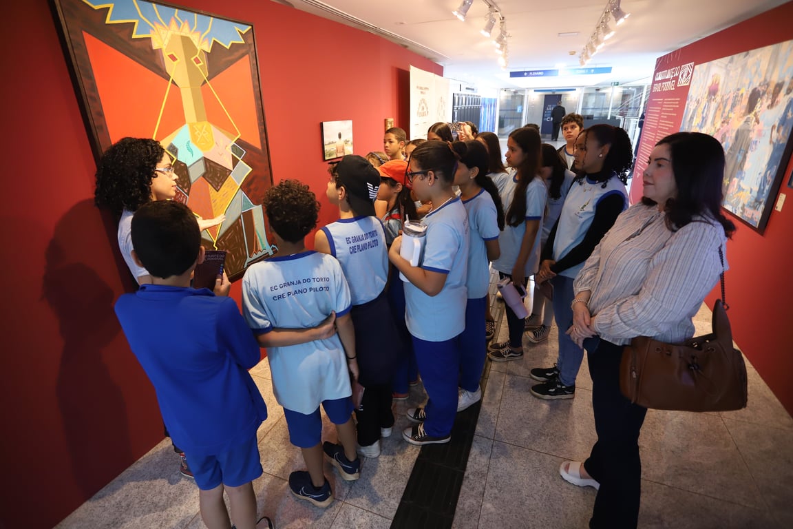 Imagem da exposição Constituinte do Brasil Possível no CNJ