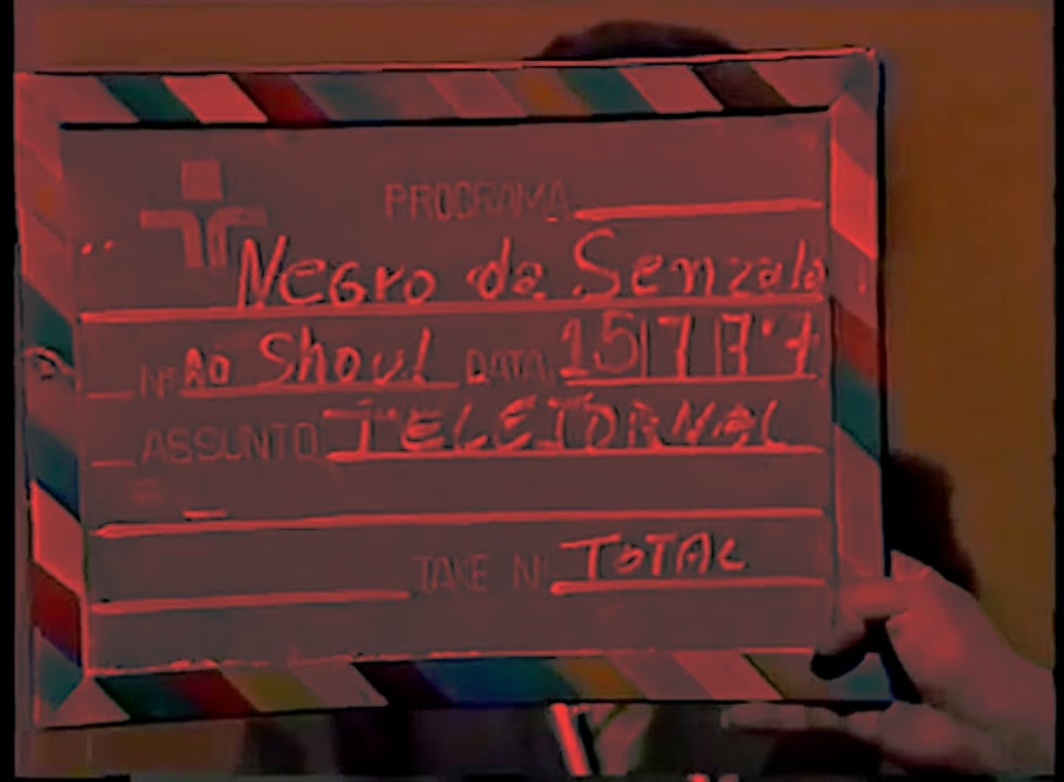 Claquete do documentário 'O Negro da Senzala ao Soul' (1977)