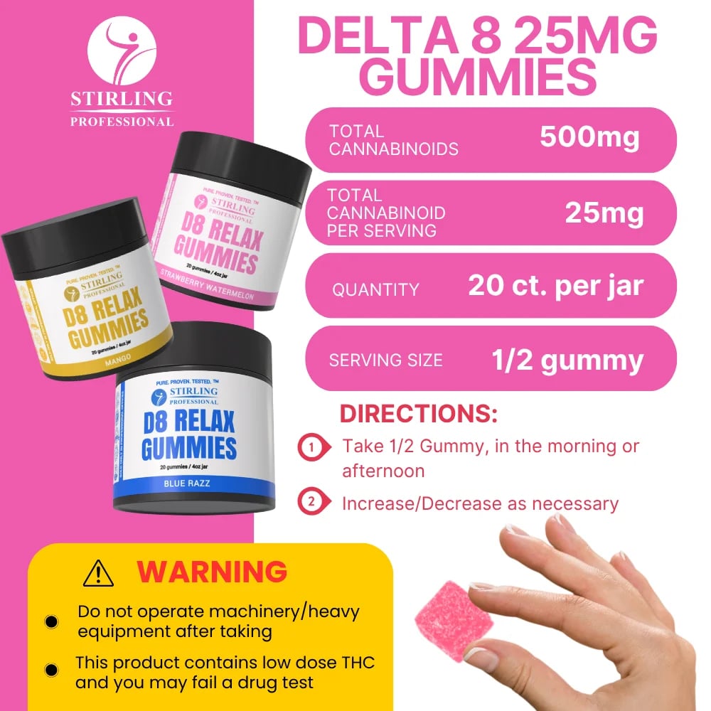 25mg Delta 8 Gummies - Image 4