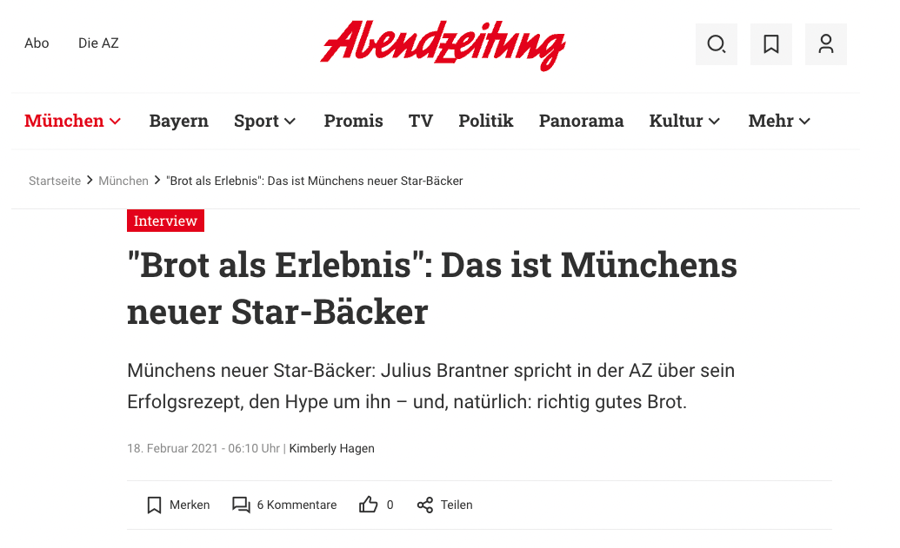 "Brot als Erlebnis": Das ist Münchens neuer Star-Bäcker