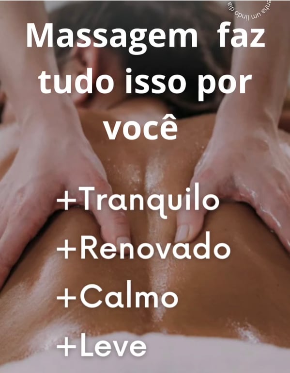 Massagem relaxante terapêutica Massagista em
