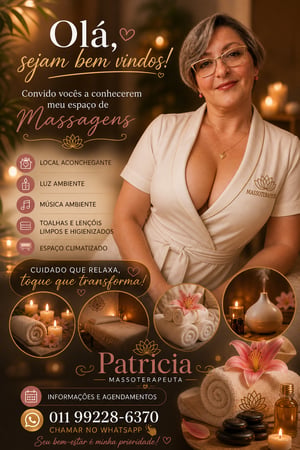 Massagista sensual em São Bernardo do Campo - SP - Paty terapeuta desde 2003 Especialista no Tantra NURU Vivência Mútua