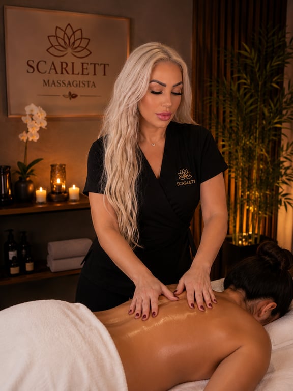 Scarlet Massoterapeuta gaúcha com mãos de fada Massagem