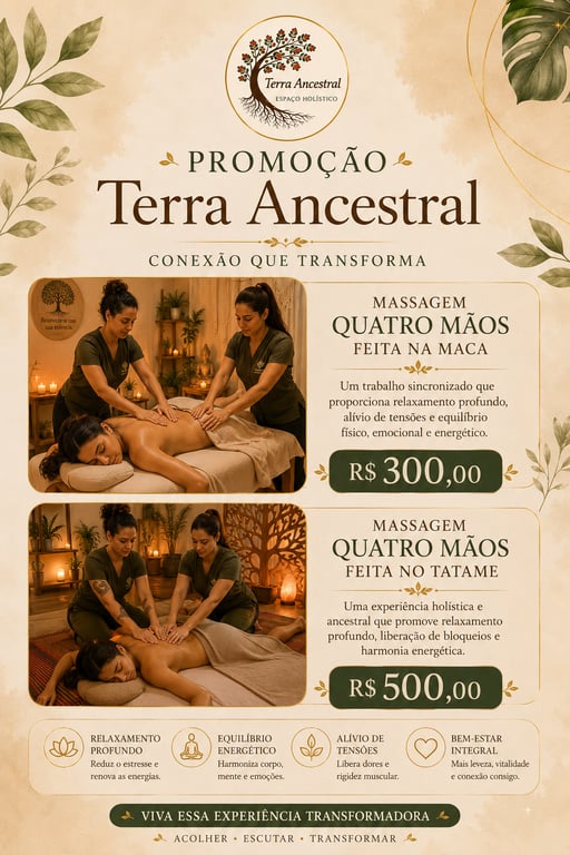 Espaço HOLÍSTICO TERRA ANCESTRAL Massagem