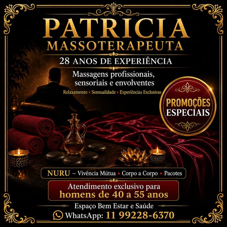 Patricia | 28 Anos de Experiência e Toques Envolventes