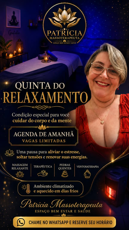 Patricia Massoterapeuta 28 anos de Experiência em todas as categoriSão