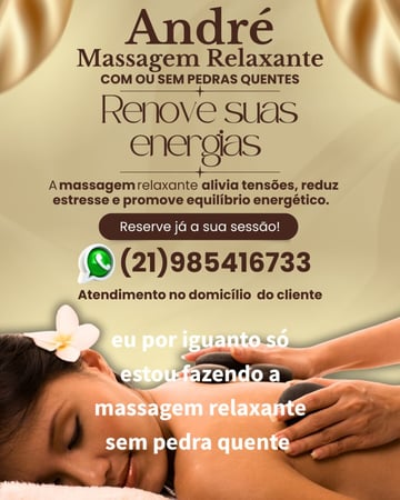 André da massagem relaxante 