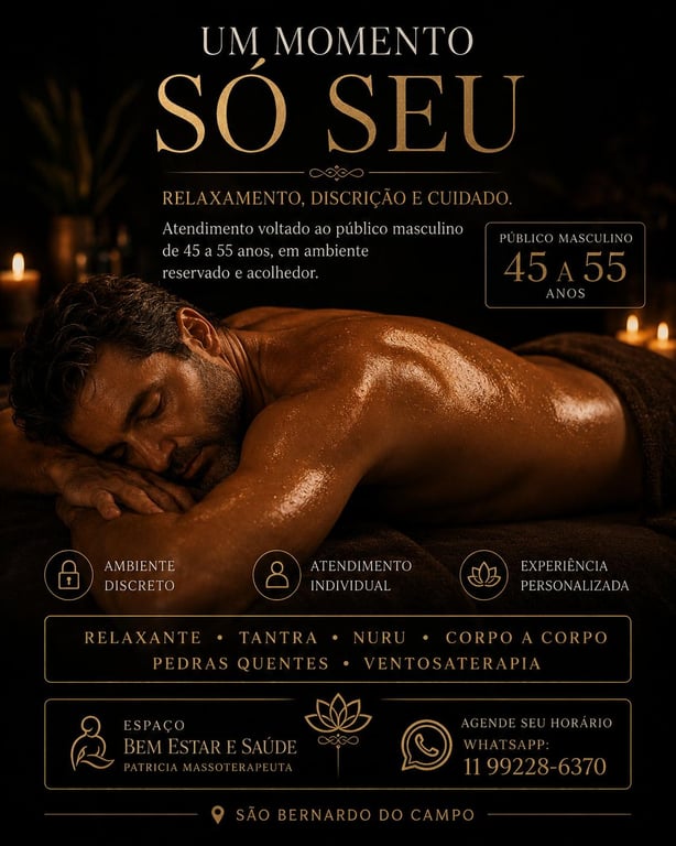 Patricia Massoterapeuta 28 anos de Experiência em todas as categoriSão