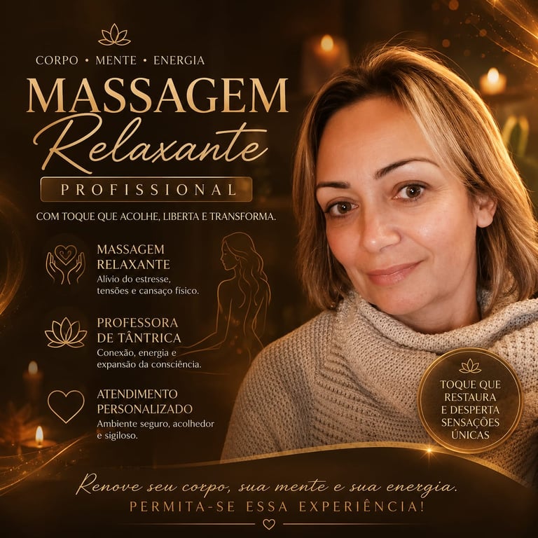 Roseli Massoterapeuta Massagista Profissional Massagem sensual em