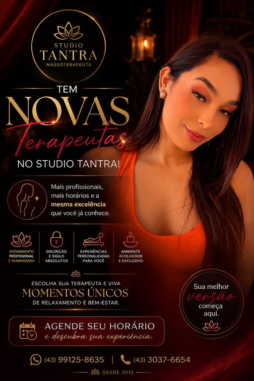 NOVAS TERAPEUTAS NO STUDIO TANTRA