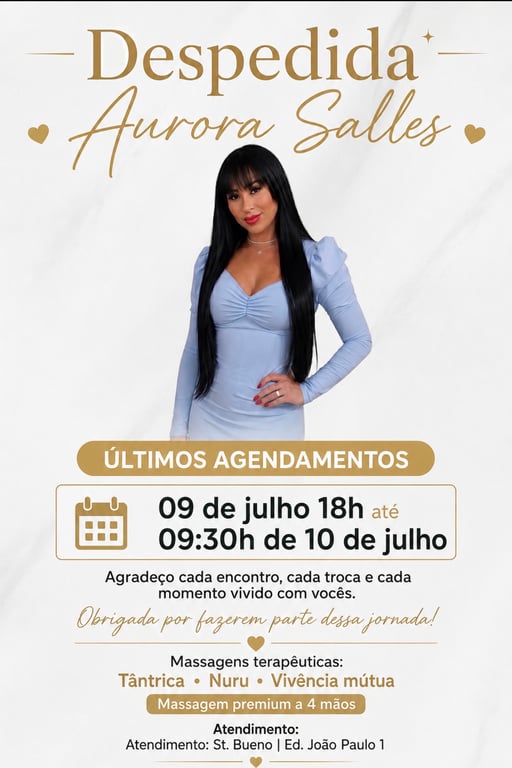 Aurora Salles últimos momentos em Goiânia