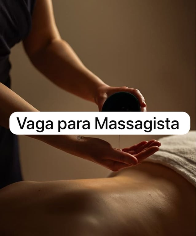 Vaga para massagistas