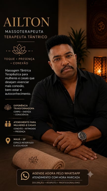 Ailton Terapeuta. Um Espaço Seguro para Mulheres, Casais e Homens |