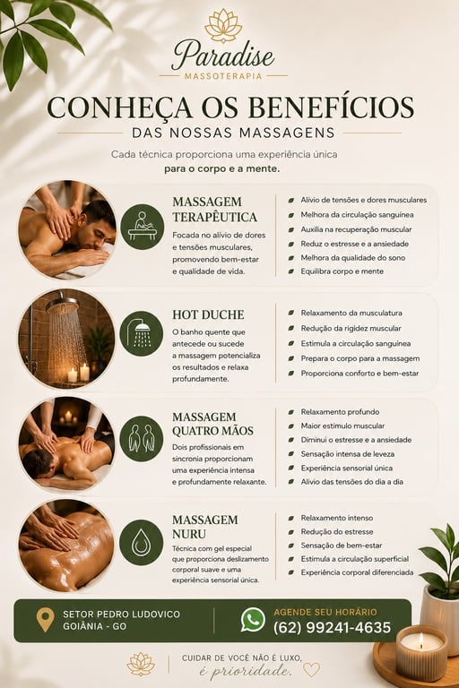 Paradise Gyn Spaa – Bem estar, Relaxamento e Cuidado em um Só Lugar