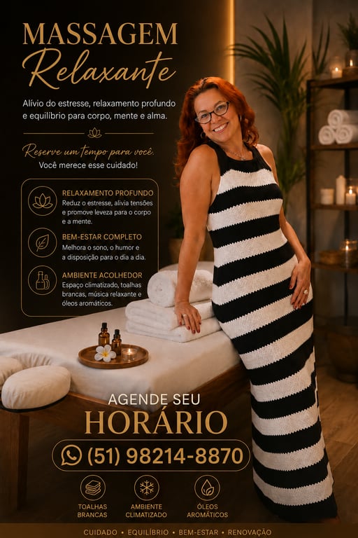 Massagem: relaxante, Nuru, sensitiva, tântrica, terapêutica e four han Massagem