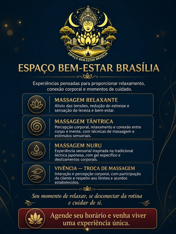Espaço Bem Estar Brasília Massagem tântrica em