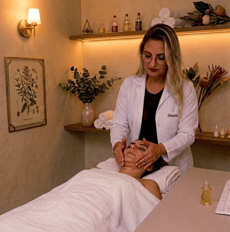 Flávia massoterapeuta profissional Massagem sensual em