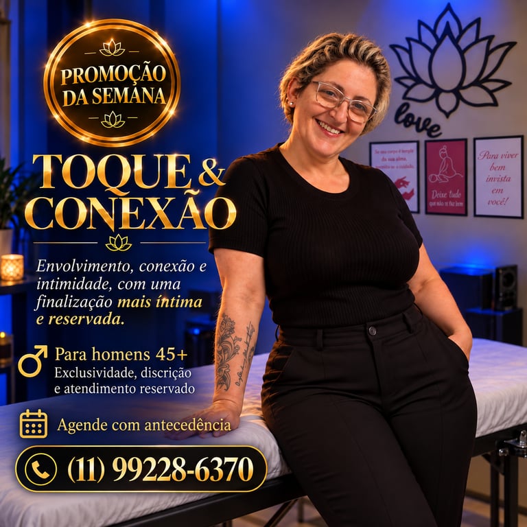 Patricia | Prazer e Conexão para Homens 45+ Massagista em