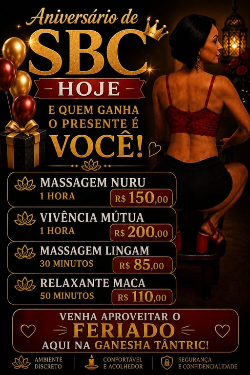 Ganesha tantric SBC um espaço pensado para quem busca desacelerar