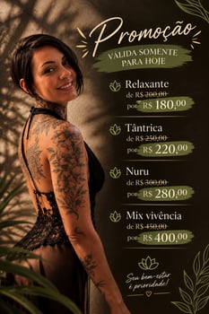 Paula massoterapia e depilação