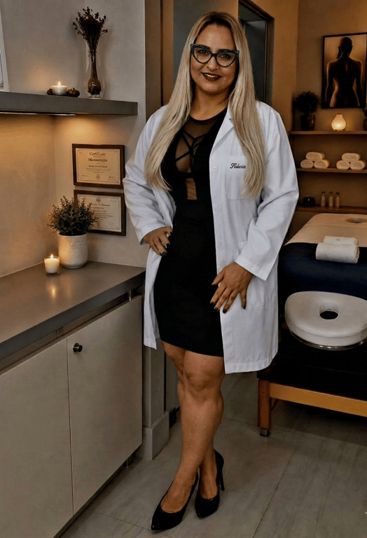 Flávia massoterapeuta profissional Massagem sensual em