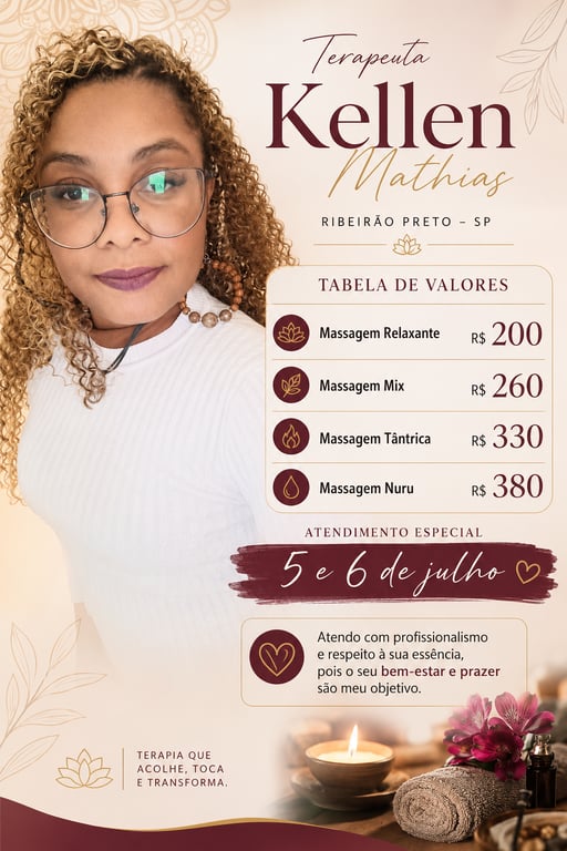 Terapeuta corporal Kellen Priscilla