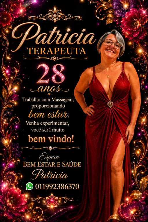 Patricia Terapeuta há 26 anos São Bernardo do Campo