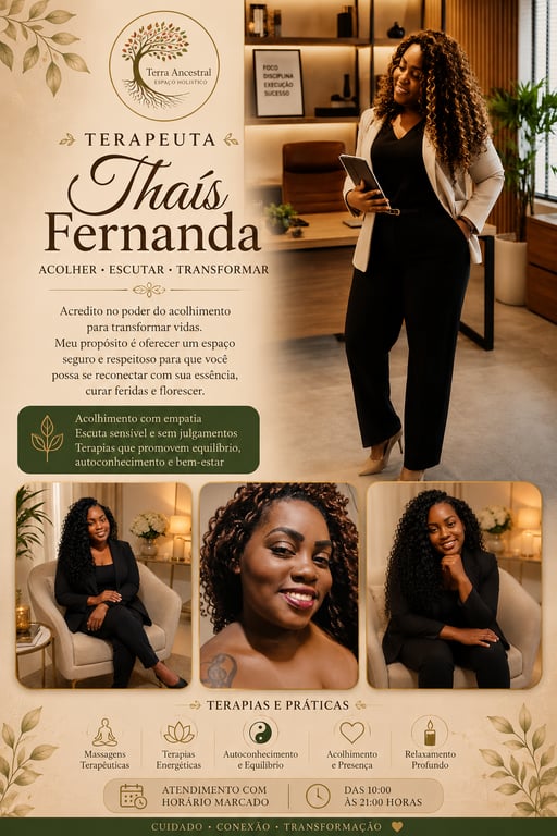 Espaço HOLÍSTICO TERRA ANCESTRAL Massagem