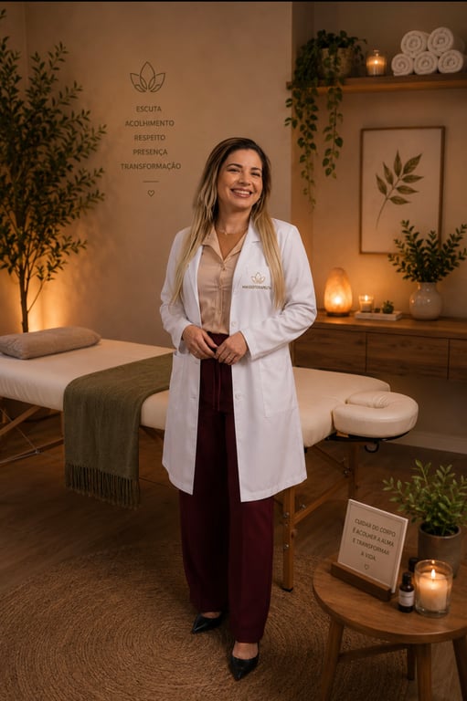 Tatiana Ferreira massoterapeuta formada Massagem sensual em