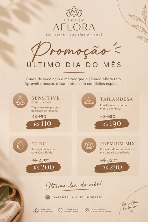 CLÍNICA DE MASSOTERAPIA ESPAÇO AFLORA