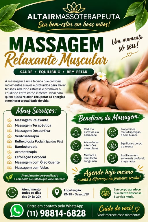 Massagem km18 Massagem